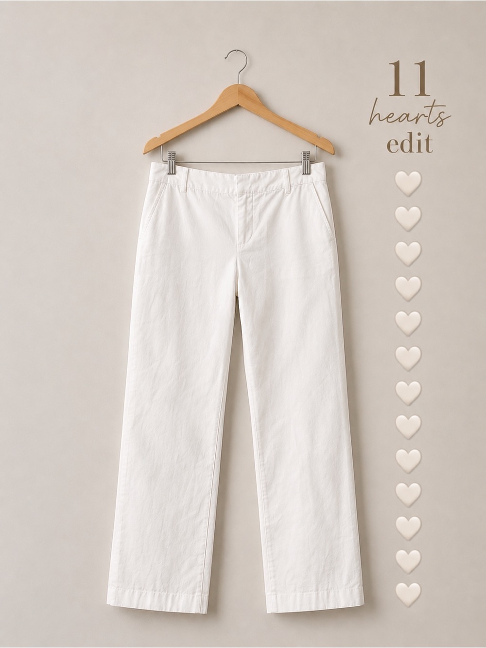 VINCE NWT White Cropped Straight Leg Pants Size 4 Cotton Stretch